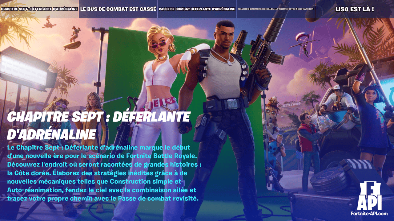 Actualités Fortnite animées