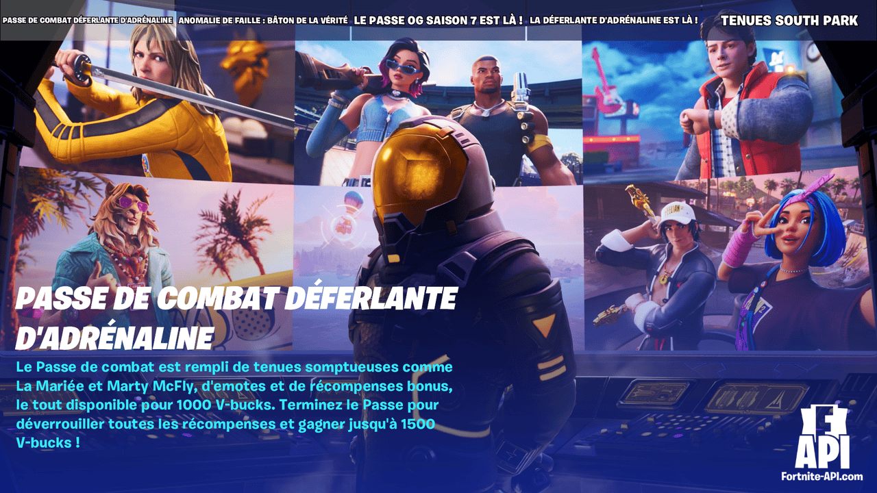 Actualités Fortnite animées